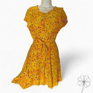 Sunny Floral Midi Dress